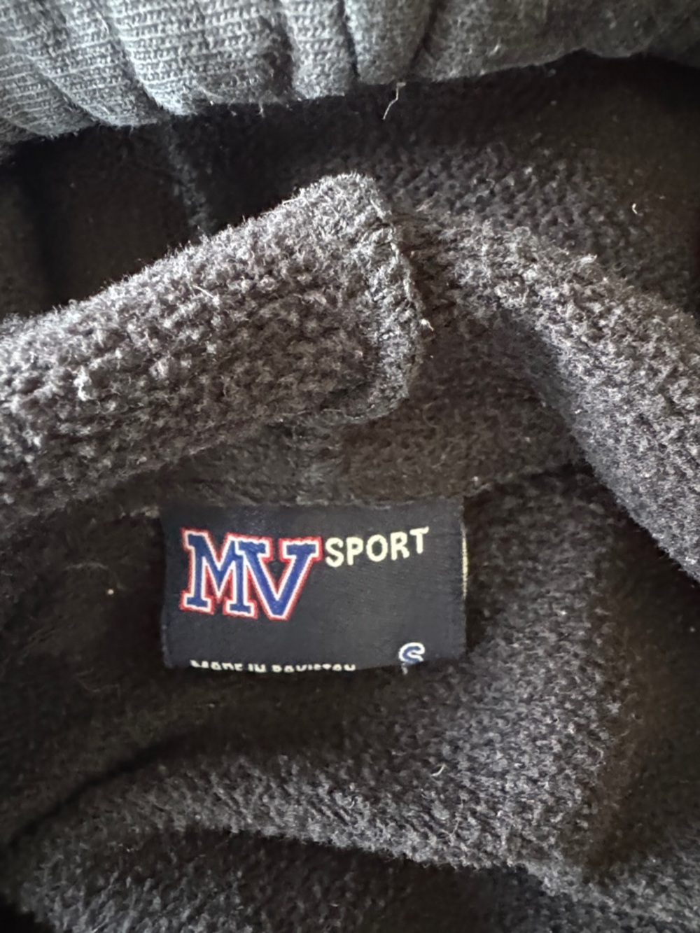UConn Hoodie MV Sport Small Black Shamrock NCAA Pullover Distressed - Picture 12 of 13